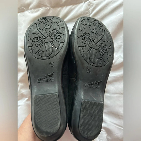 Dansko Olivia Slip Ons Shoes Bronze Snake Print Sz 39 8.5-9 Comfy Loafers - Picture 5 of 7